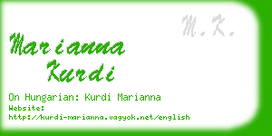 marianna kurdi business card